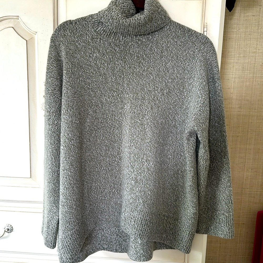 Lafayette 148 , turtleneck sweater, cashmere,silk blend, xs/sm